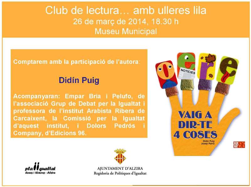 club lectura març didín puig