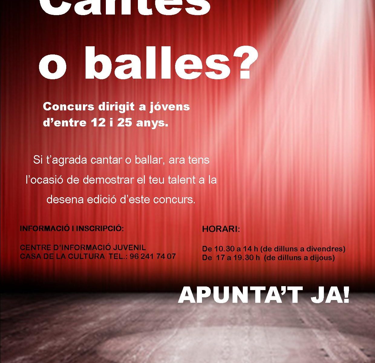 cantes o balles 2015