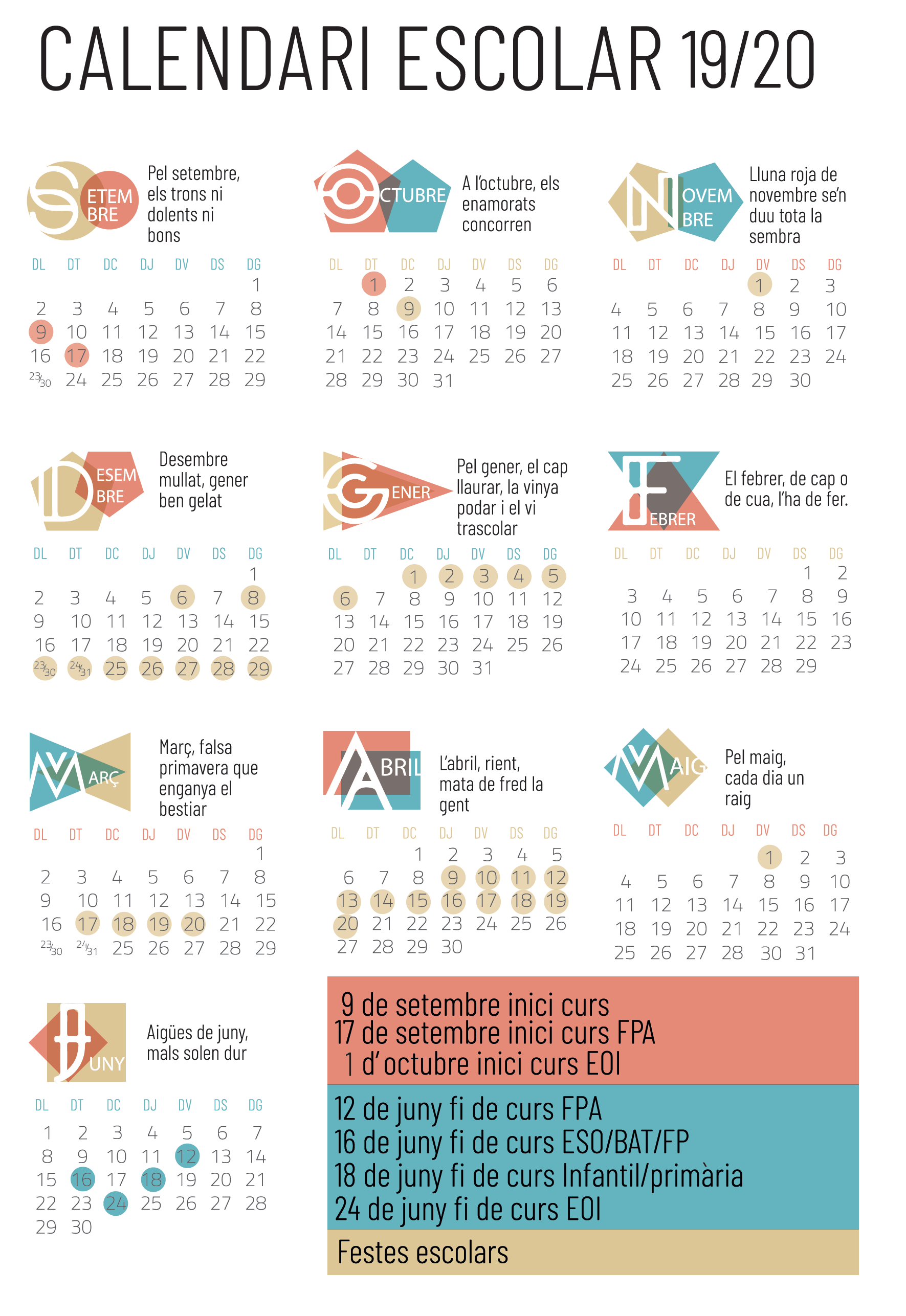 calendari escolar