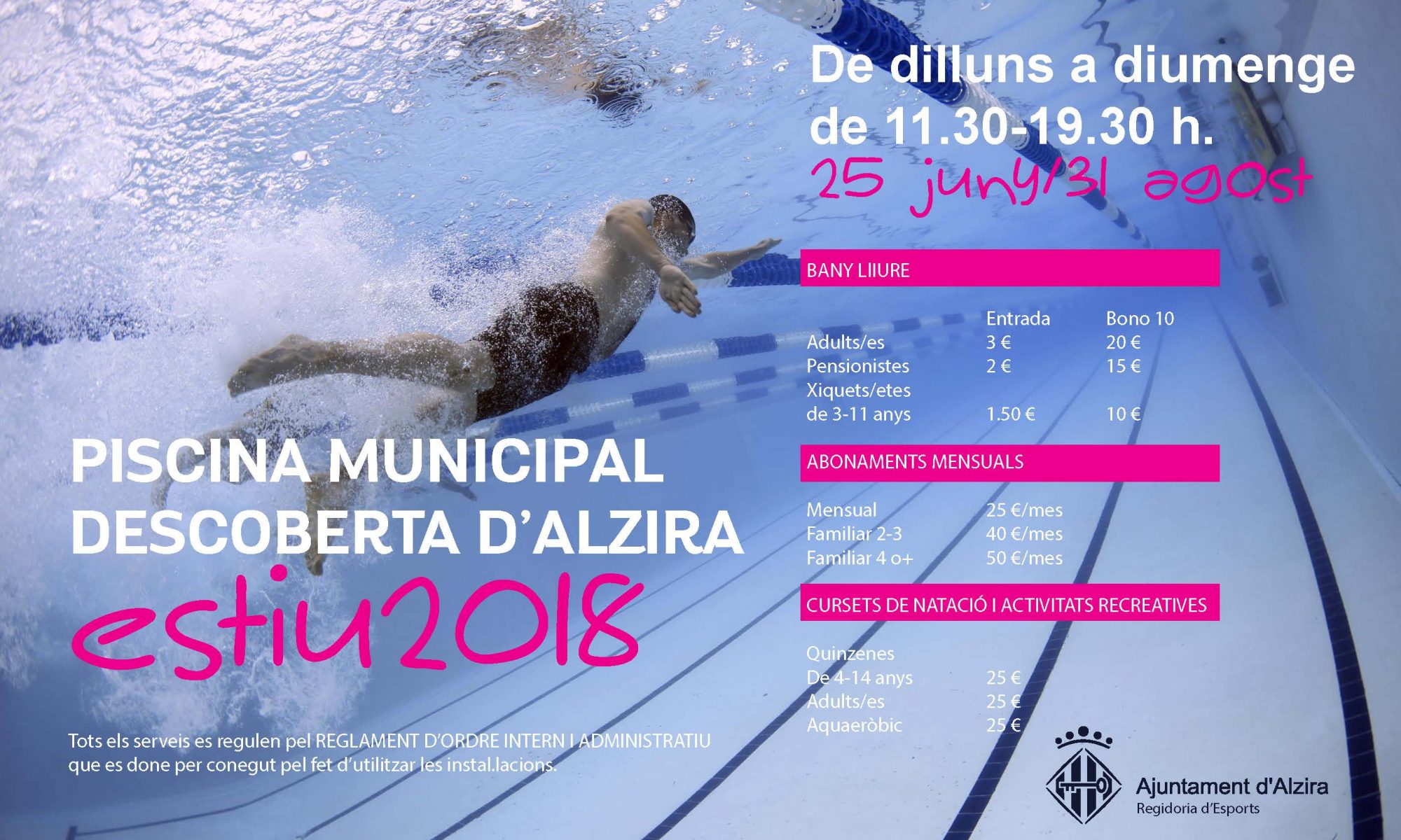 horari piscina 2018-ROSA