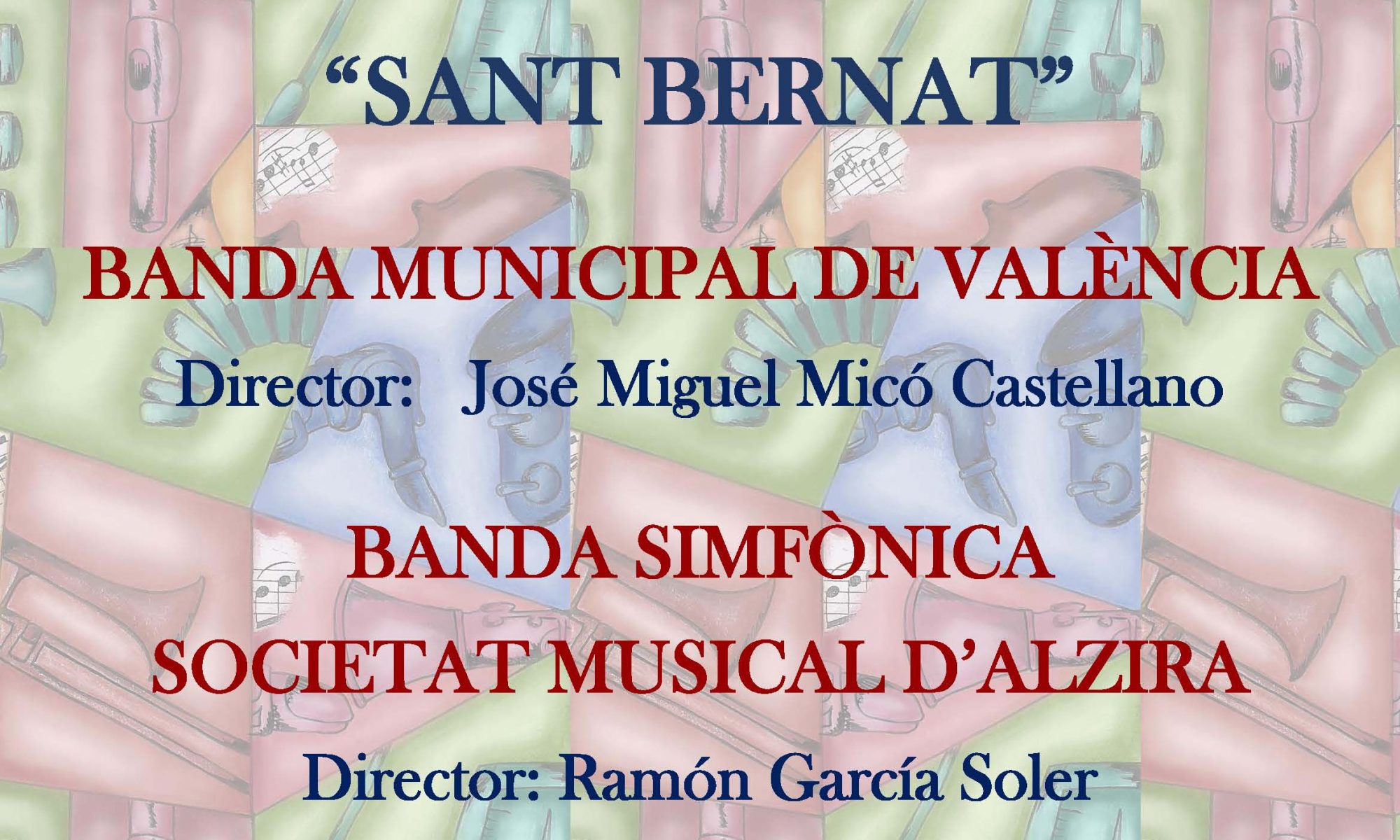 XXI Festival de Bandes Sant Bernat cartell