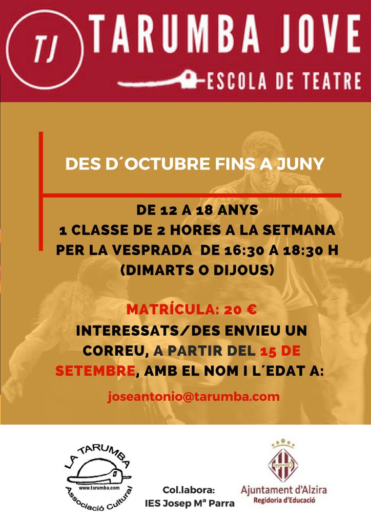 Tarumba Jove - Curs 2018