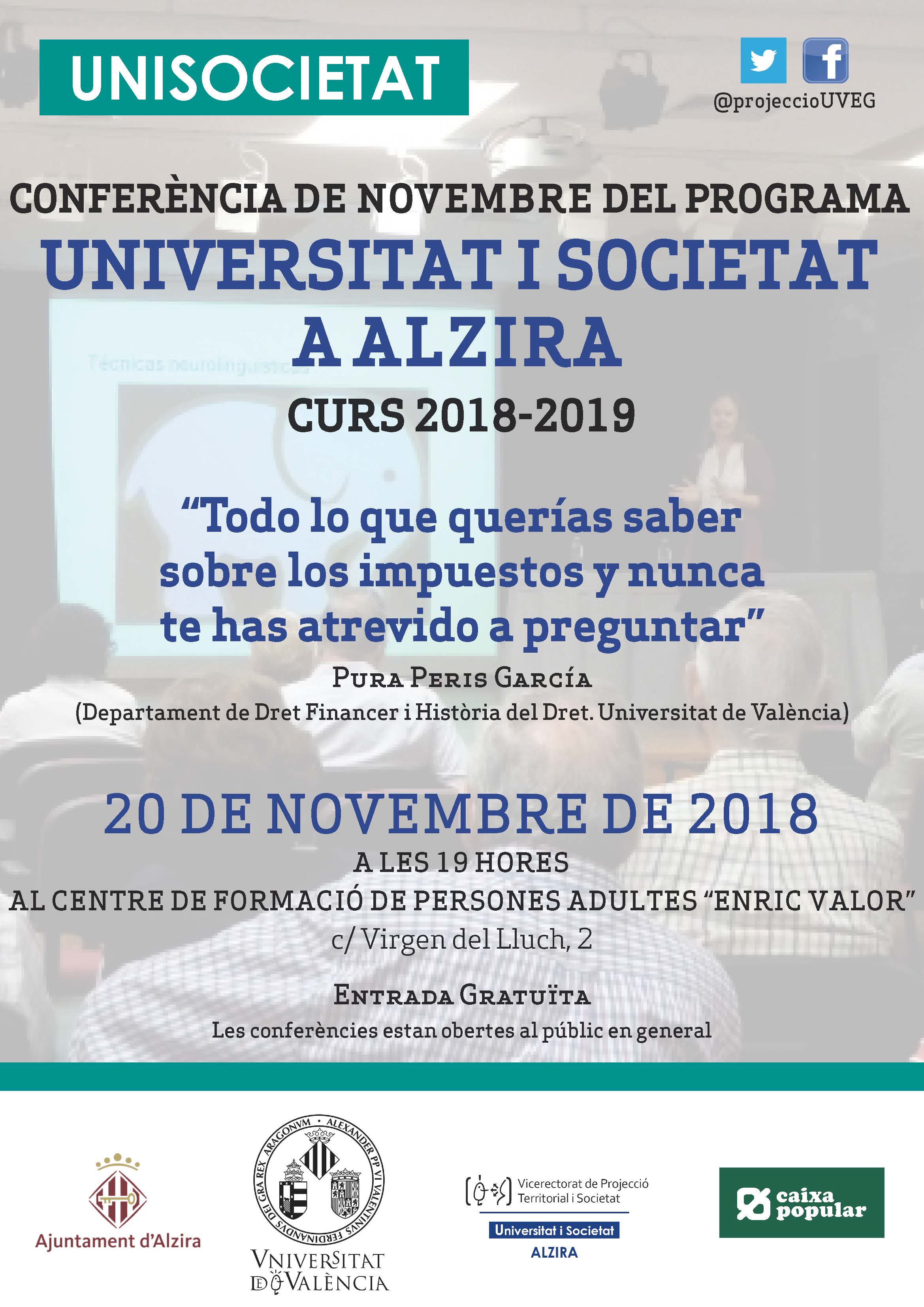 Conferencia Noviembre Alzira