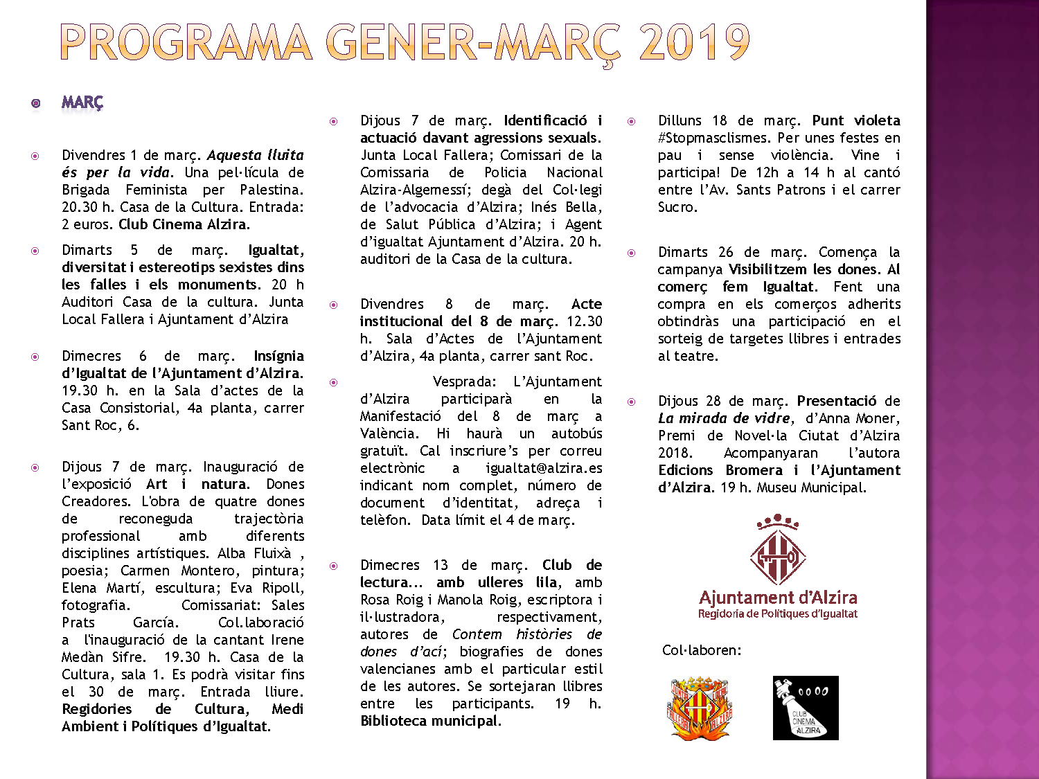 PROGRAMA GENER  MAR 2019 Pgina 2