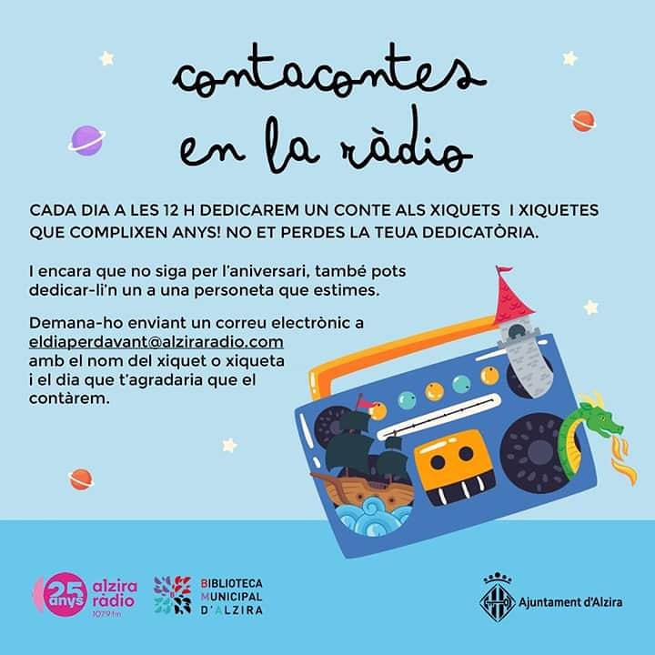 Contacontes en la ràdio val