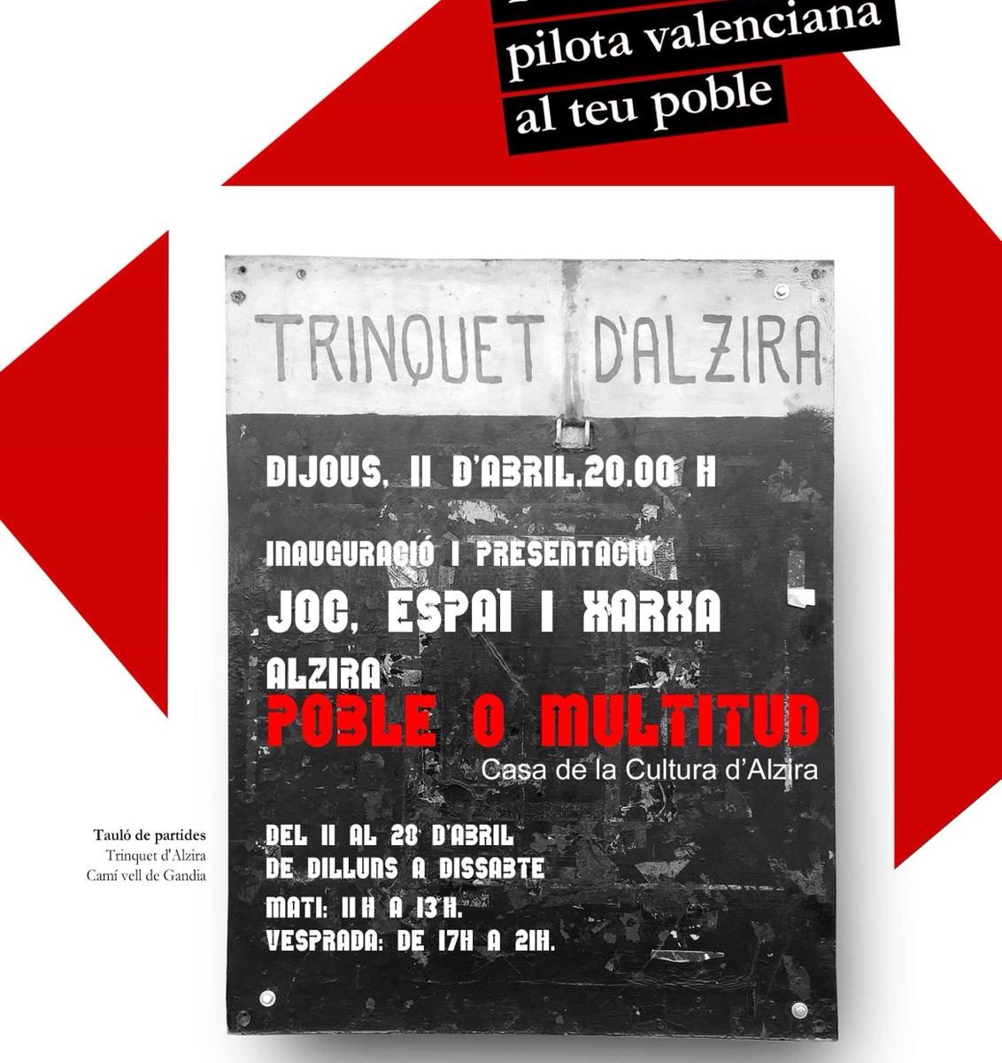 Cartell expo pilota Alzira