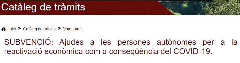 ajudes a persones autonomes