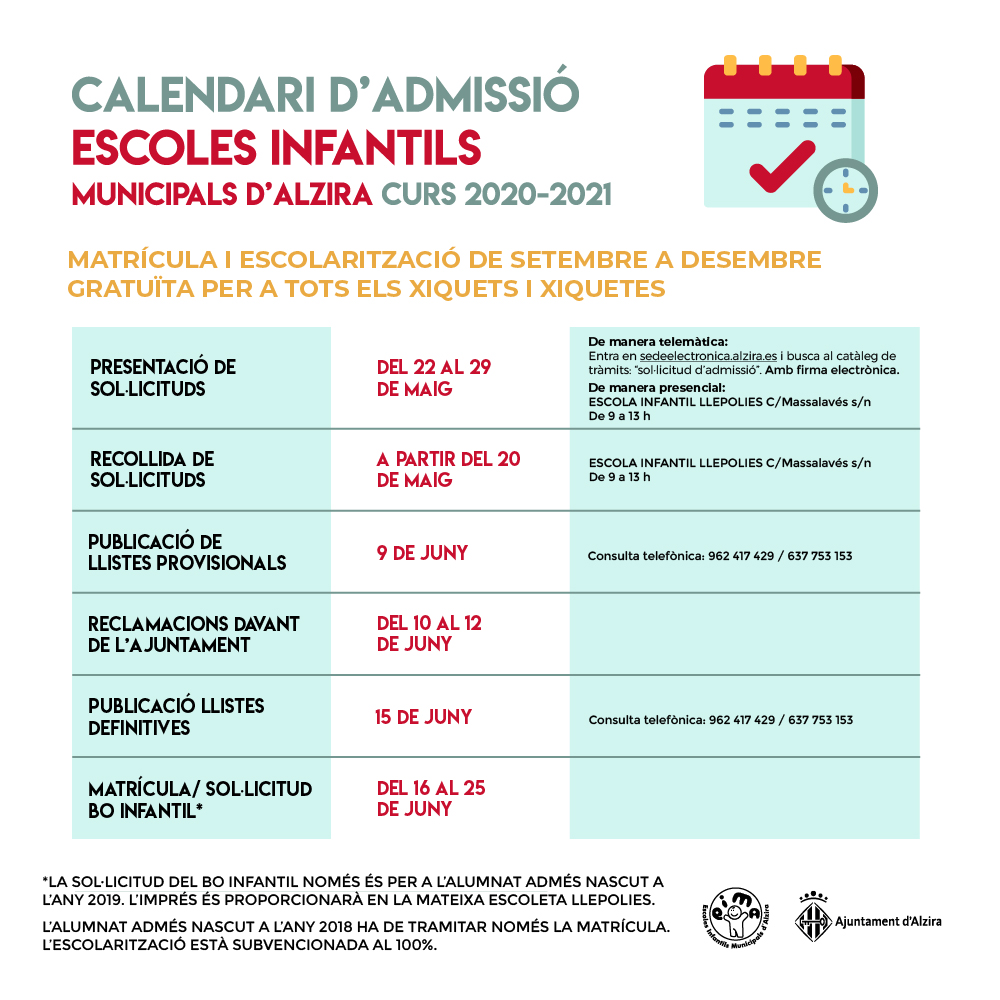 calendari Escoletes VAL