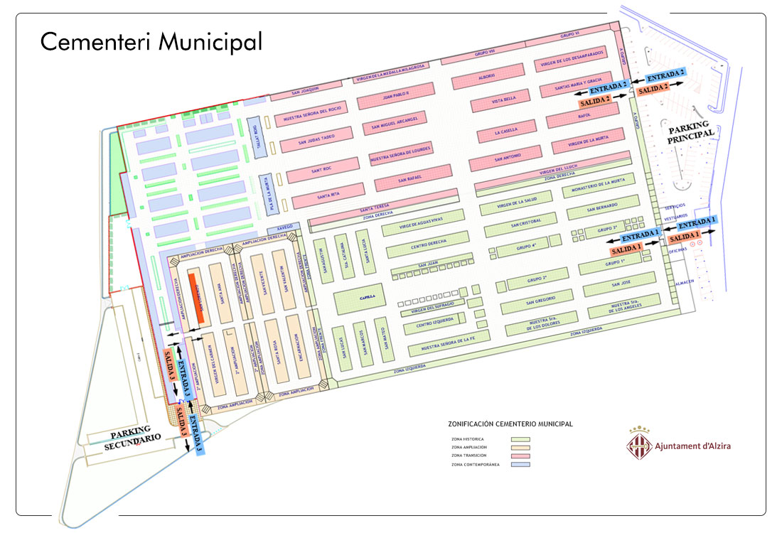 Apadtacions COVID Cementeri Municipal Alzira