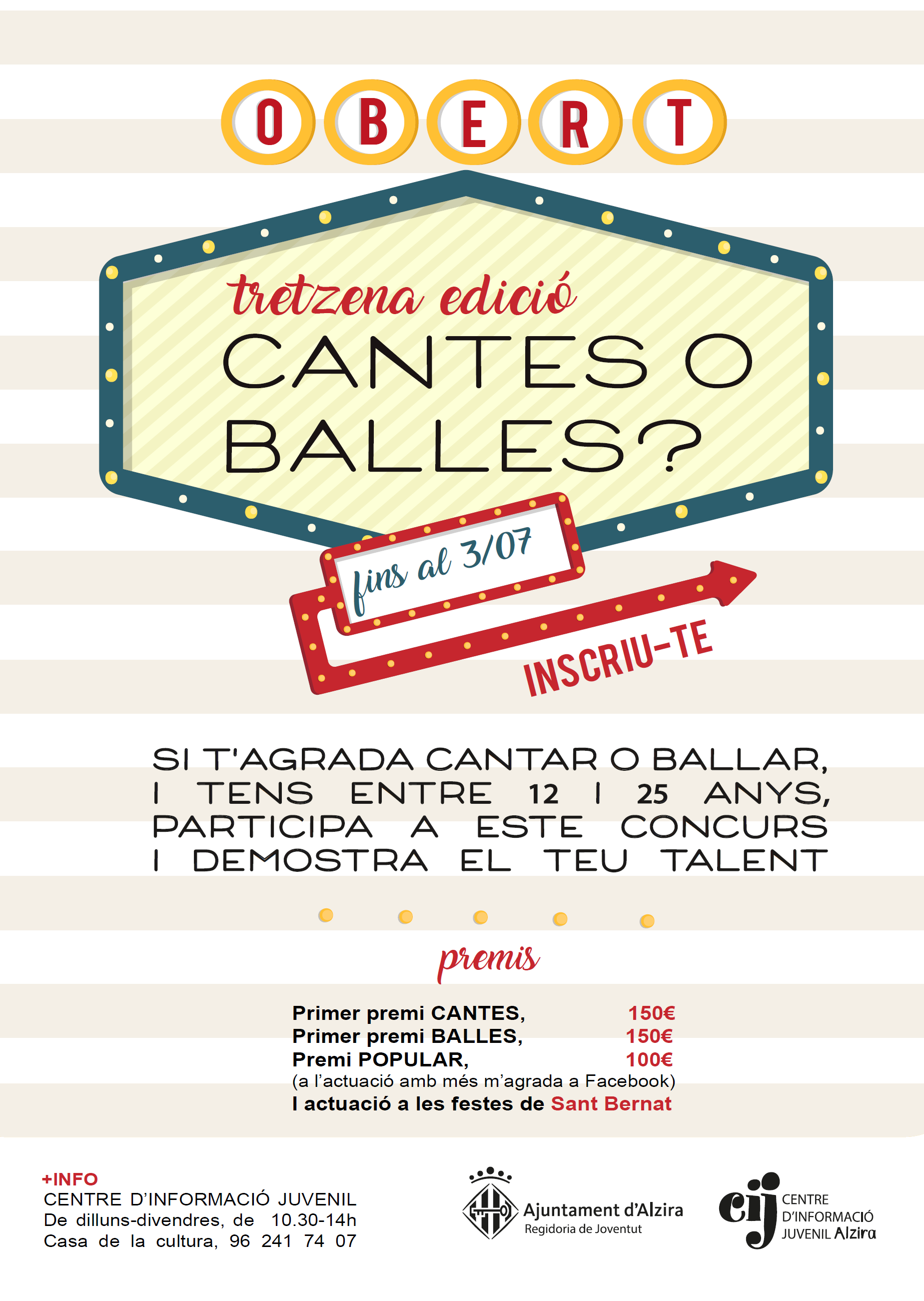 cartell cantes o balles