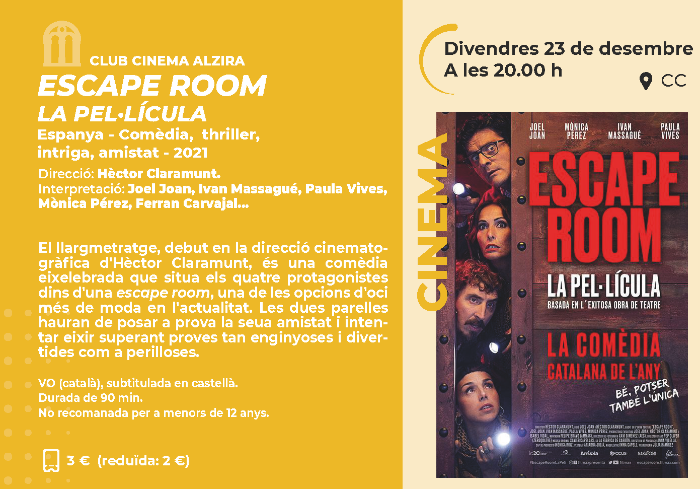 ESCAPE ROOM LA PEL·LÍCULA