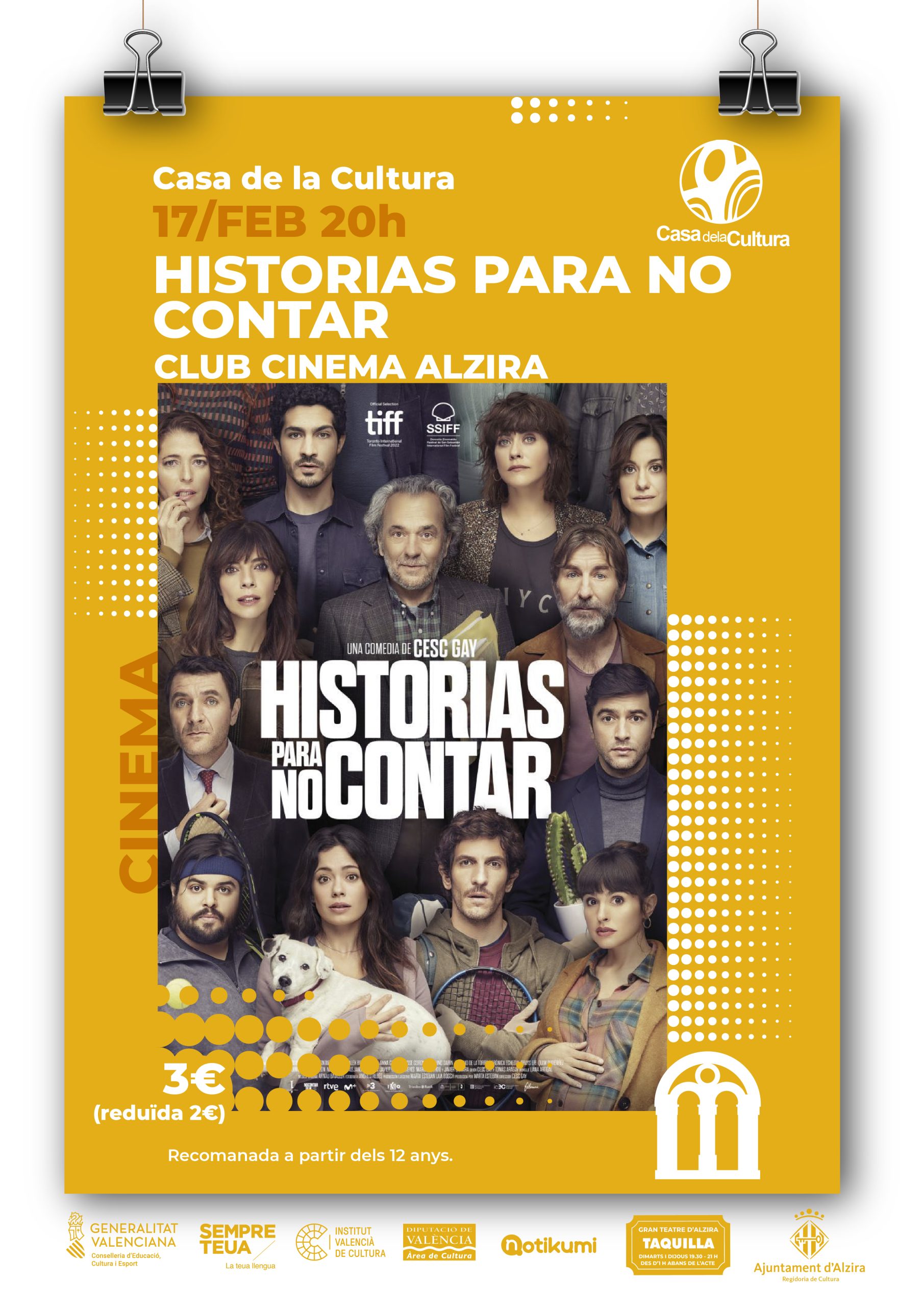 Cinema HISTORIAS PARA NO CONTAR