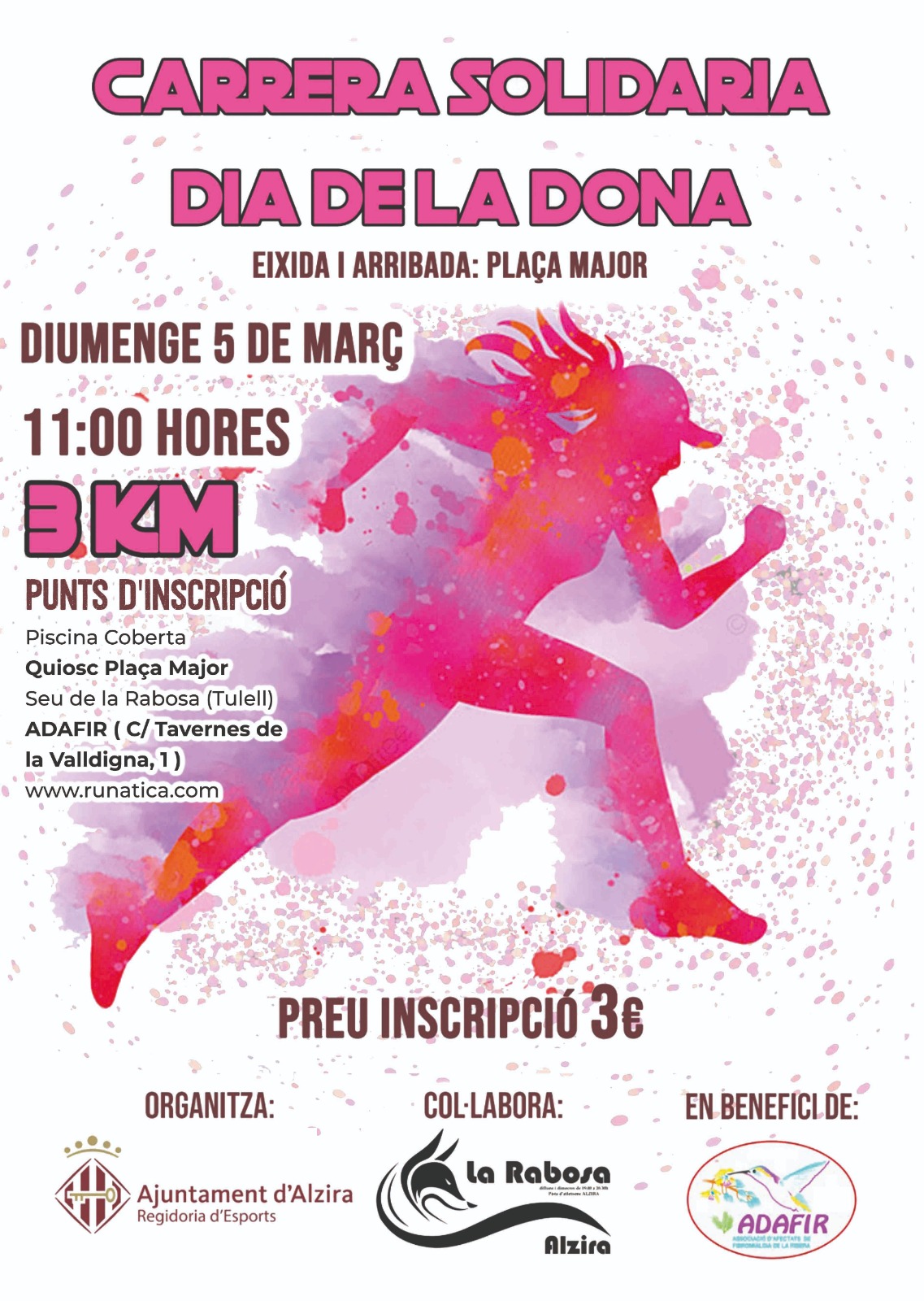 CARRERA SOLIDARIA DIA DE LA DONA