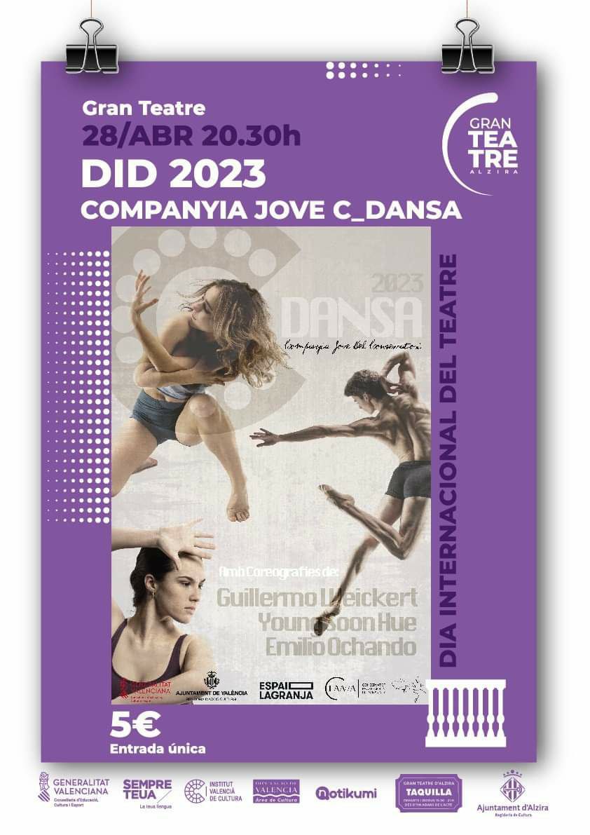 Espectacle de dansa DID2023 a càrrec del Conservatori Professional de Dansa de València