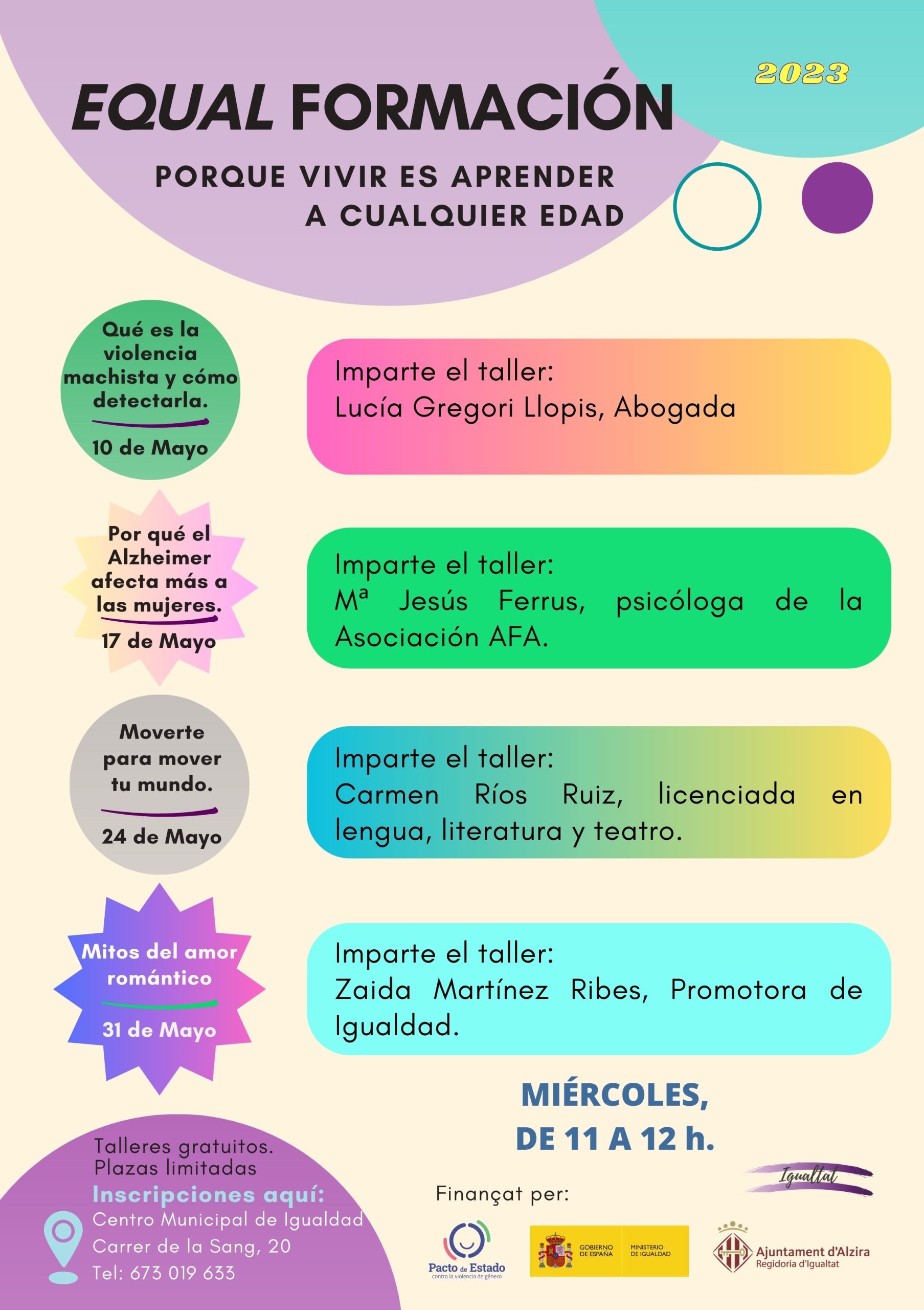 EQUAL FORMACIÓN: Porque vivir es aprender a cualquier edad