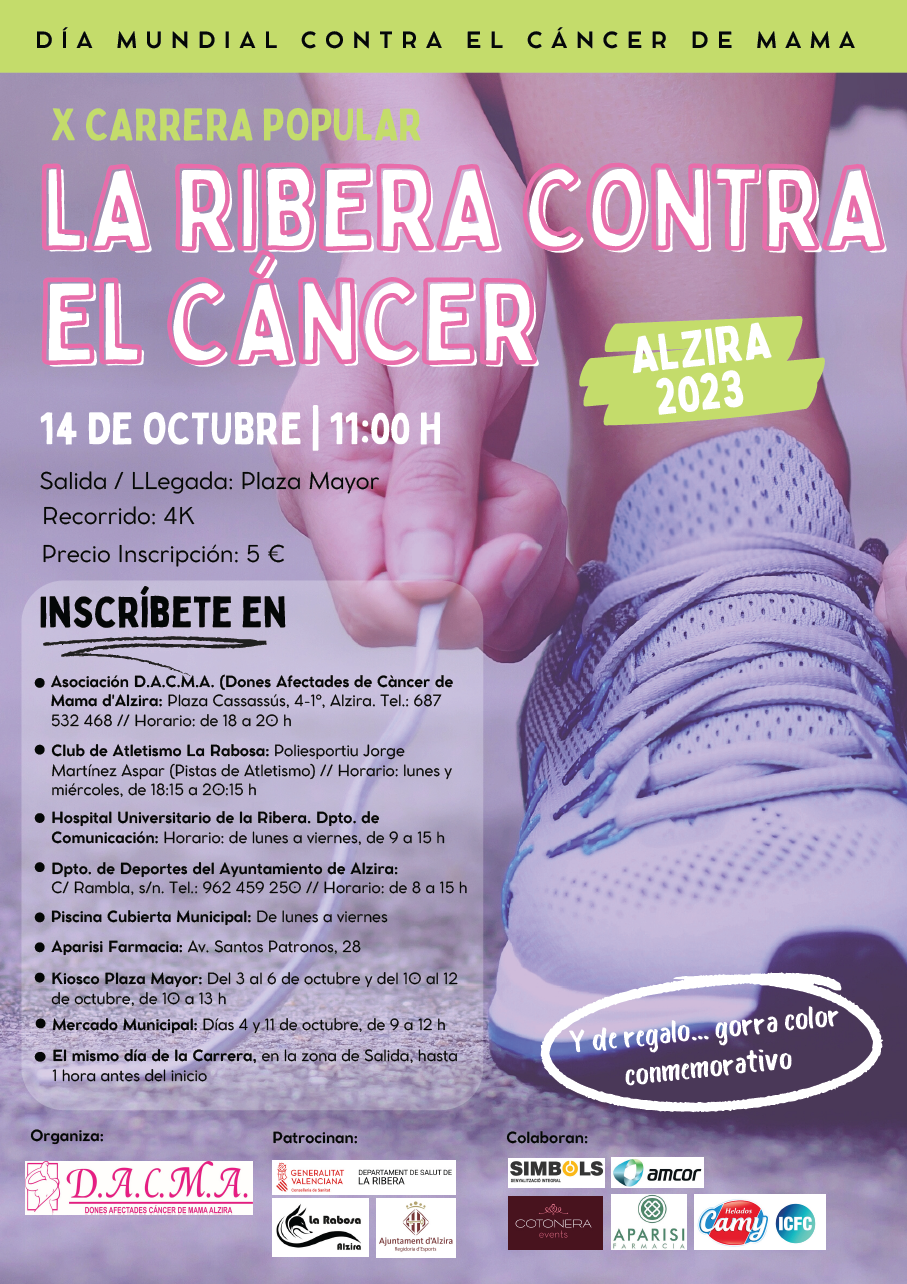 X CARRERA POPULAR: LA RIBERA CONTRA EL CÀNCER