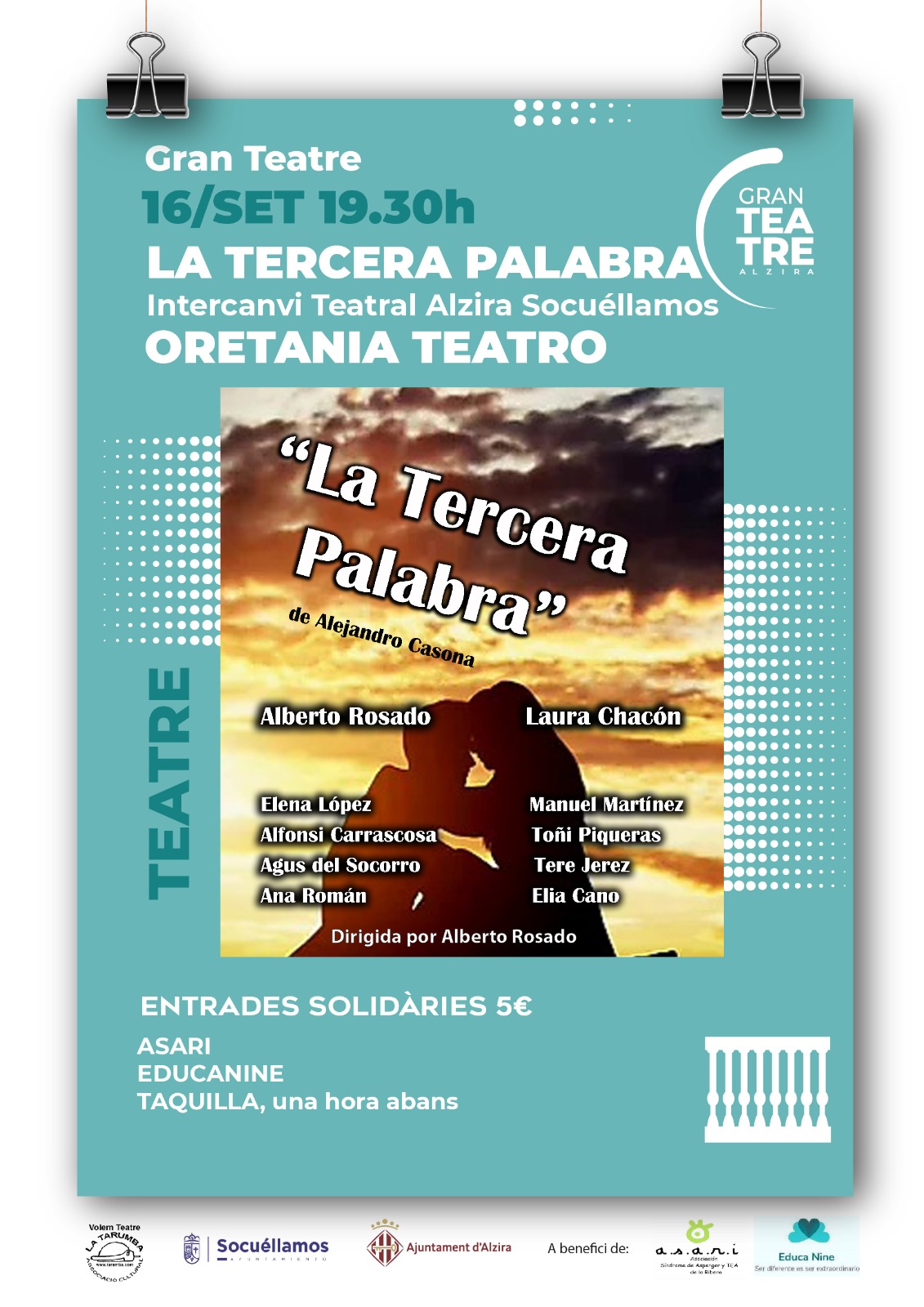 Intercanvi Teatral Alzira Socuéllamos - ORETANIA TEATRO