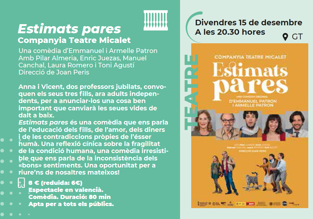 TEATRE "Estimats pares"