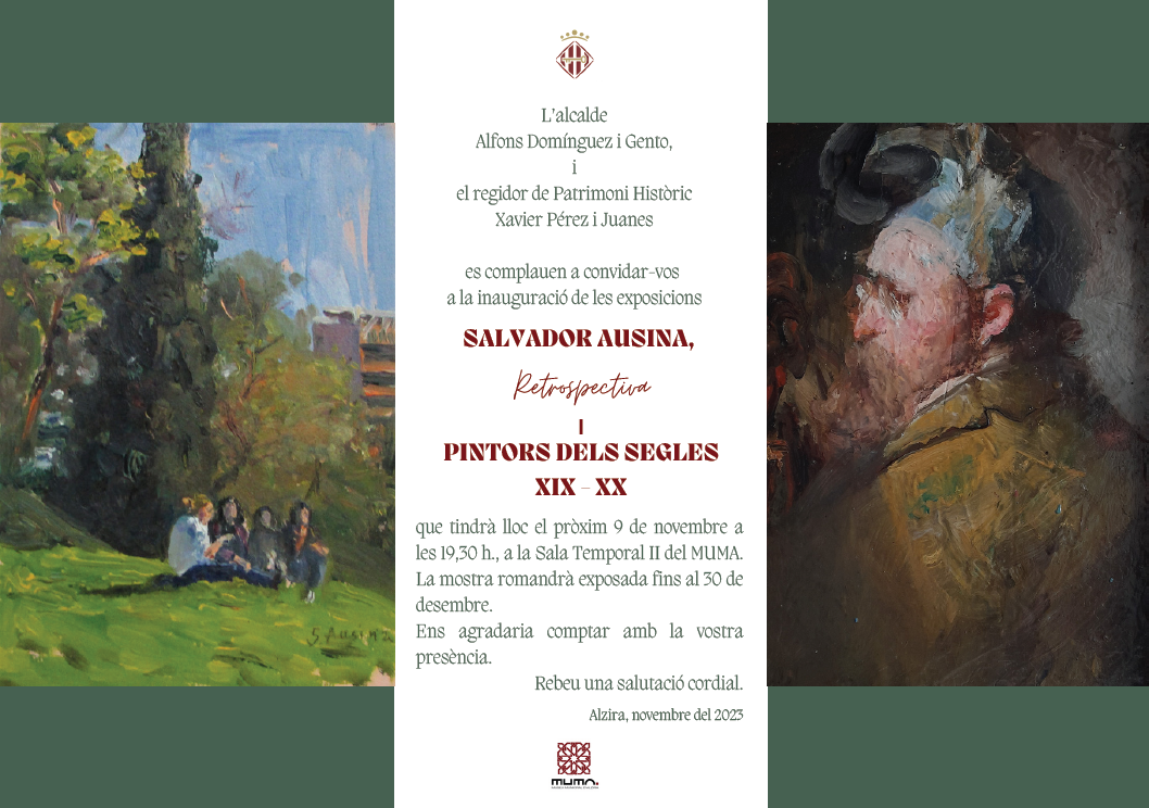 Inauguració de les exposicions Salvador Ausina, Retrospectiva i Pintors dels Segles XIX I XX