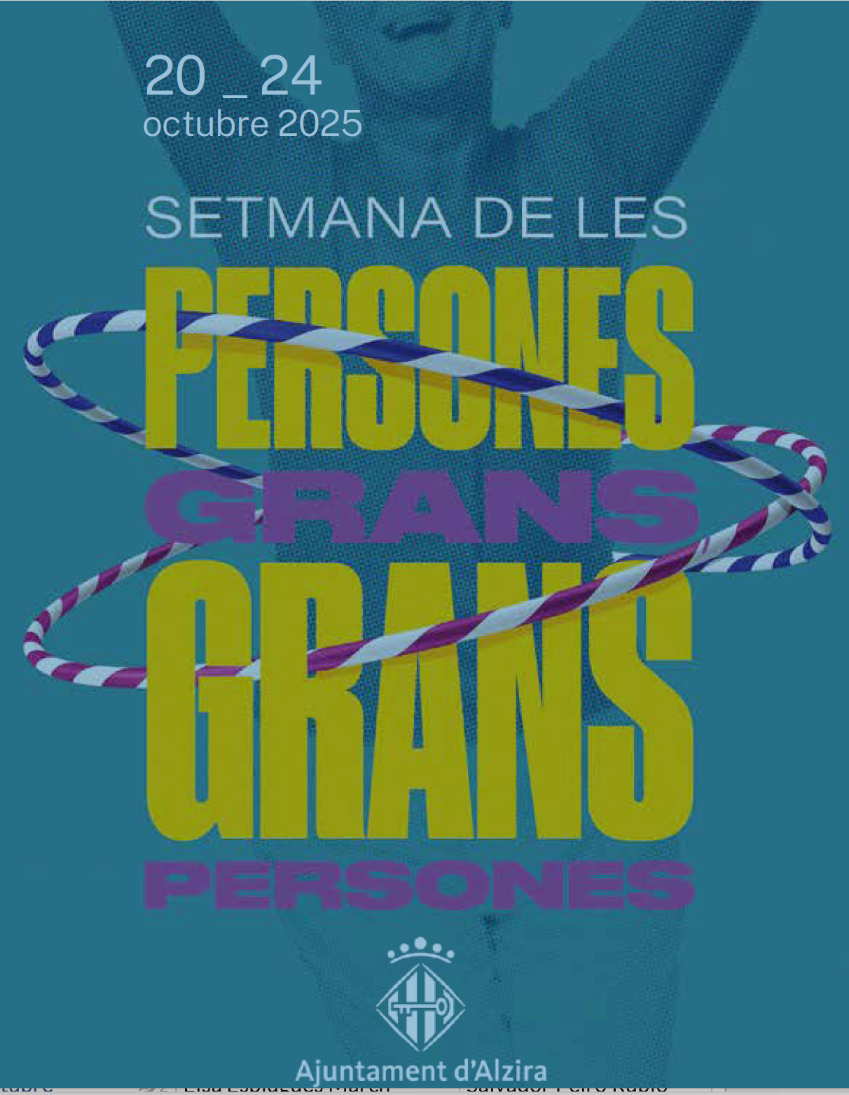 SETMANA DE LES PERSONES GRANS, GRANS PERSONES