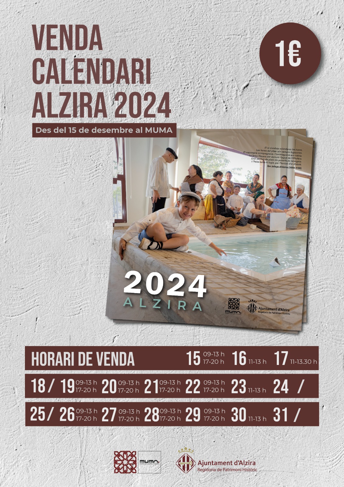 Venda Calendari Alzira 2024