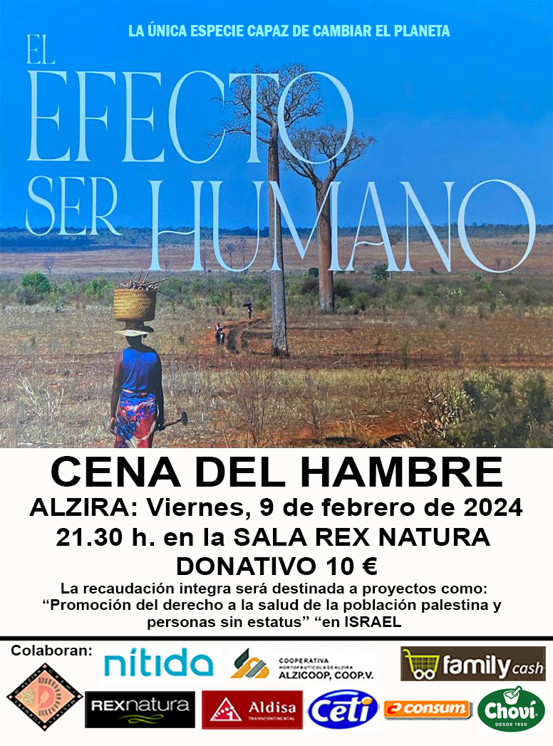 “CENA DEL HAMBRE” en la Sala Rex Natura