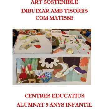 ART SOSTENIBLE DIBUIXAR AMB TISORES COM MATISSE