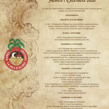 MOROS I CRISTIANS VILA D'ALZIRA