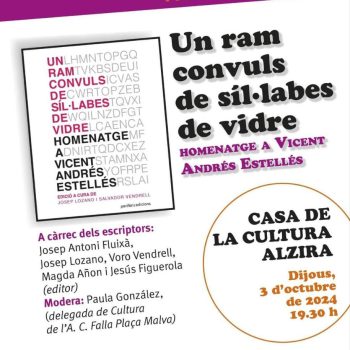 Un ram convuls de síl·labes de vidre