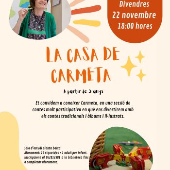 Espectacle per a públic infantil “La casa de Carmeta”