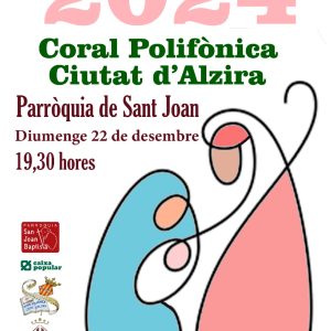 Concert Nadal 2024: Coral Polifònica Ciutat d’Alzira