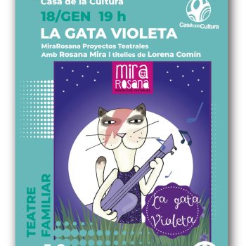 Teatrales presenta "LA GATA VIOLETA"