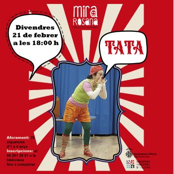 Carnaval-circ per a la primera infància  “Tata” a càrrec de Rosana Mira