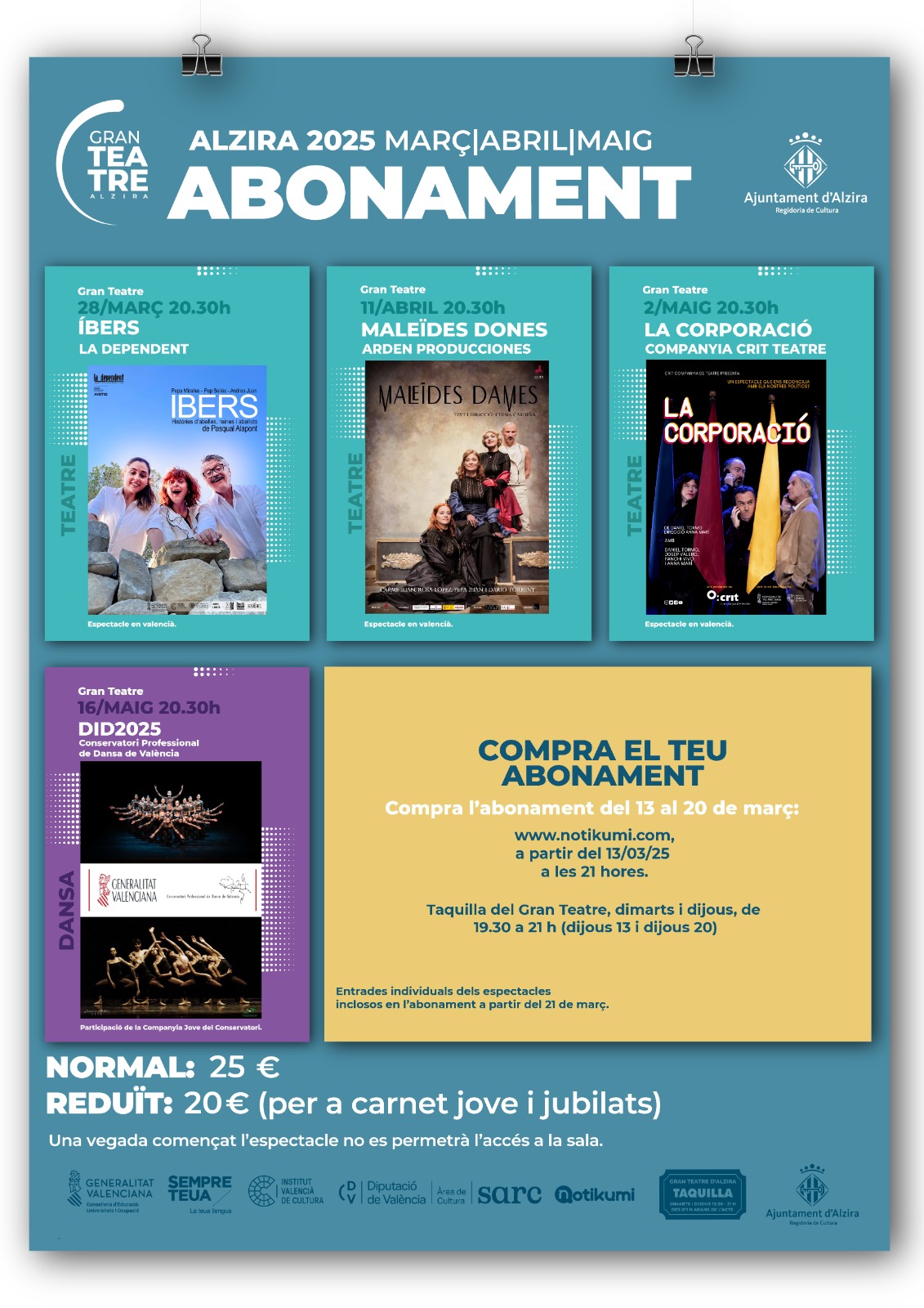 ABONAMENT TEATRAL