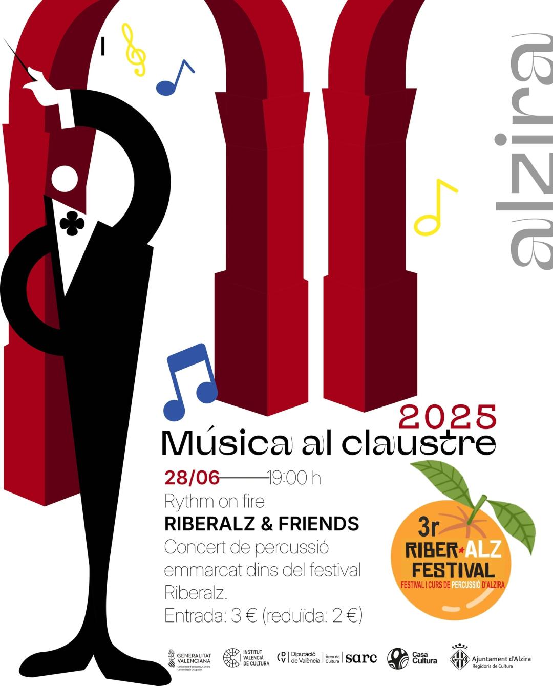 RYTHM ON FIRE - RIBERALZ & FRIENDS - Música al Claustre 2025