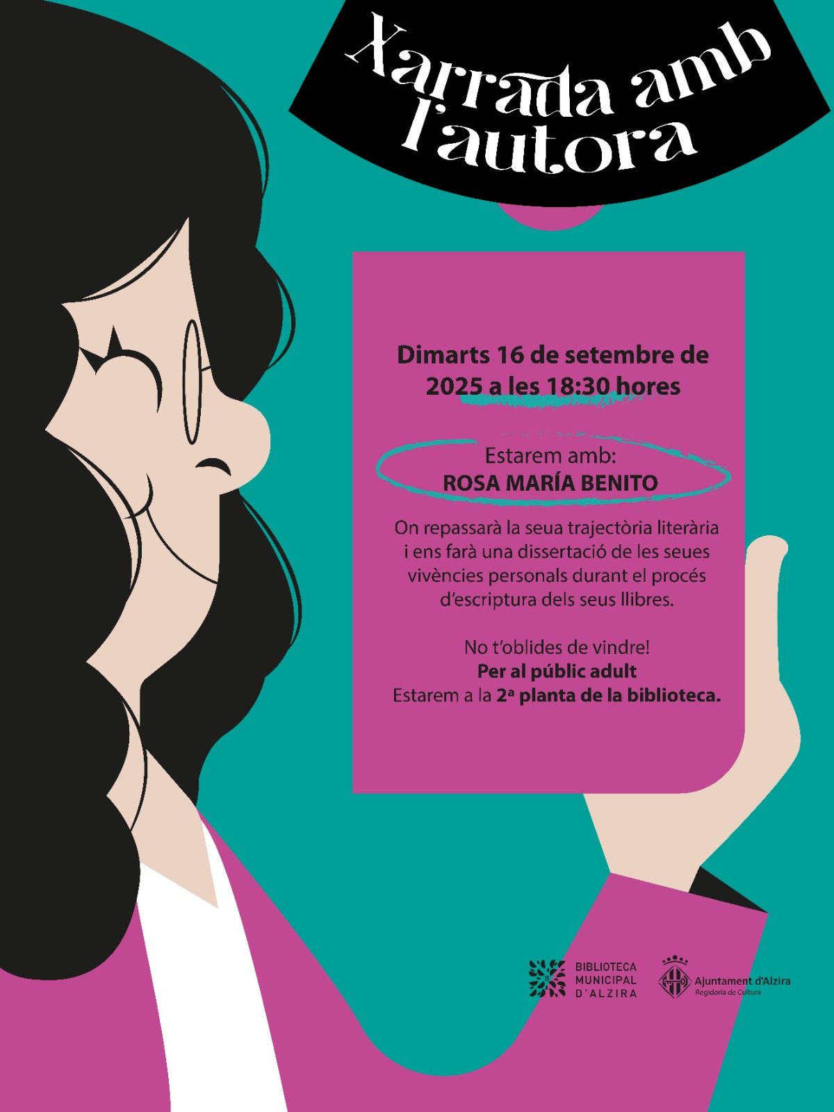 Encontres amb autors locals. Xarrada impartida per l´autora Rosa María Benito