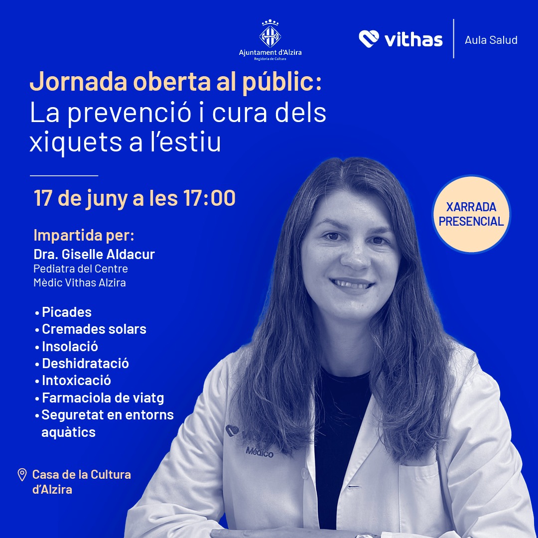 xarrada "La prevenció i cura dels xiquets a l'estiu"