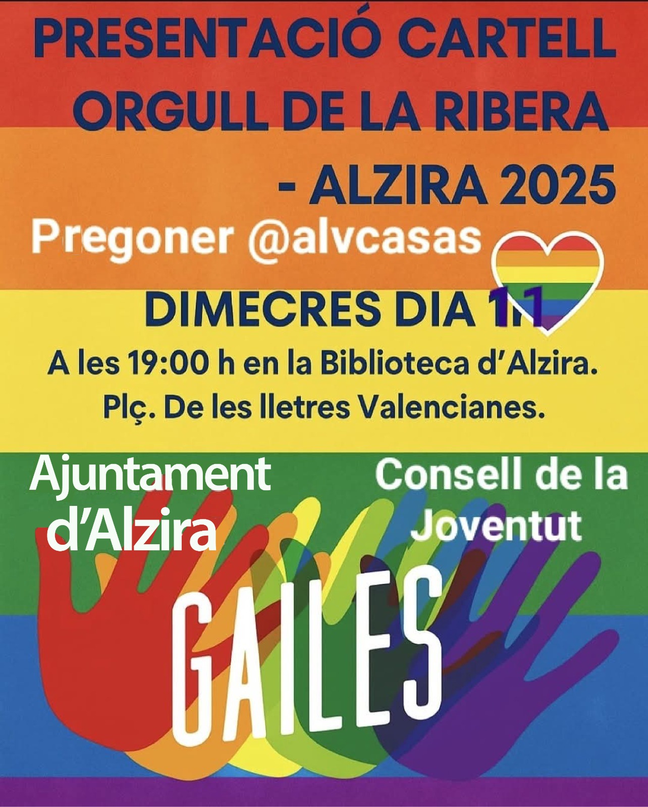 Presentació cartell "Orgull de la Ribera"