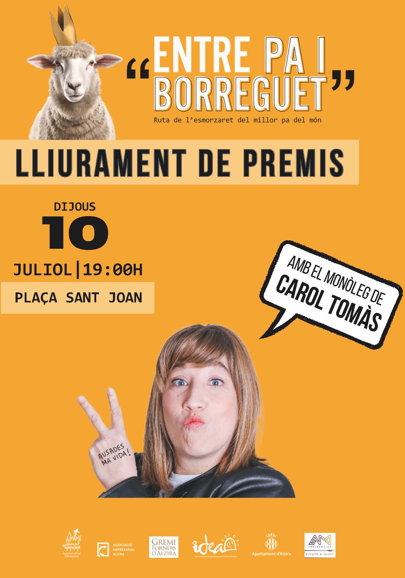 Lliurament de Premis “Entre Pa i Borreguet”