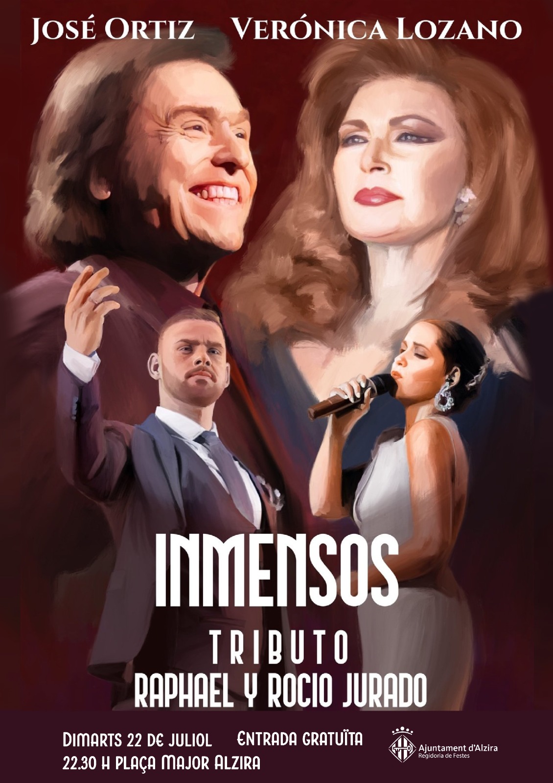 INMENSOS "TRIBUTO RAPHAEL Y ROCIO JURADO"