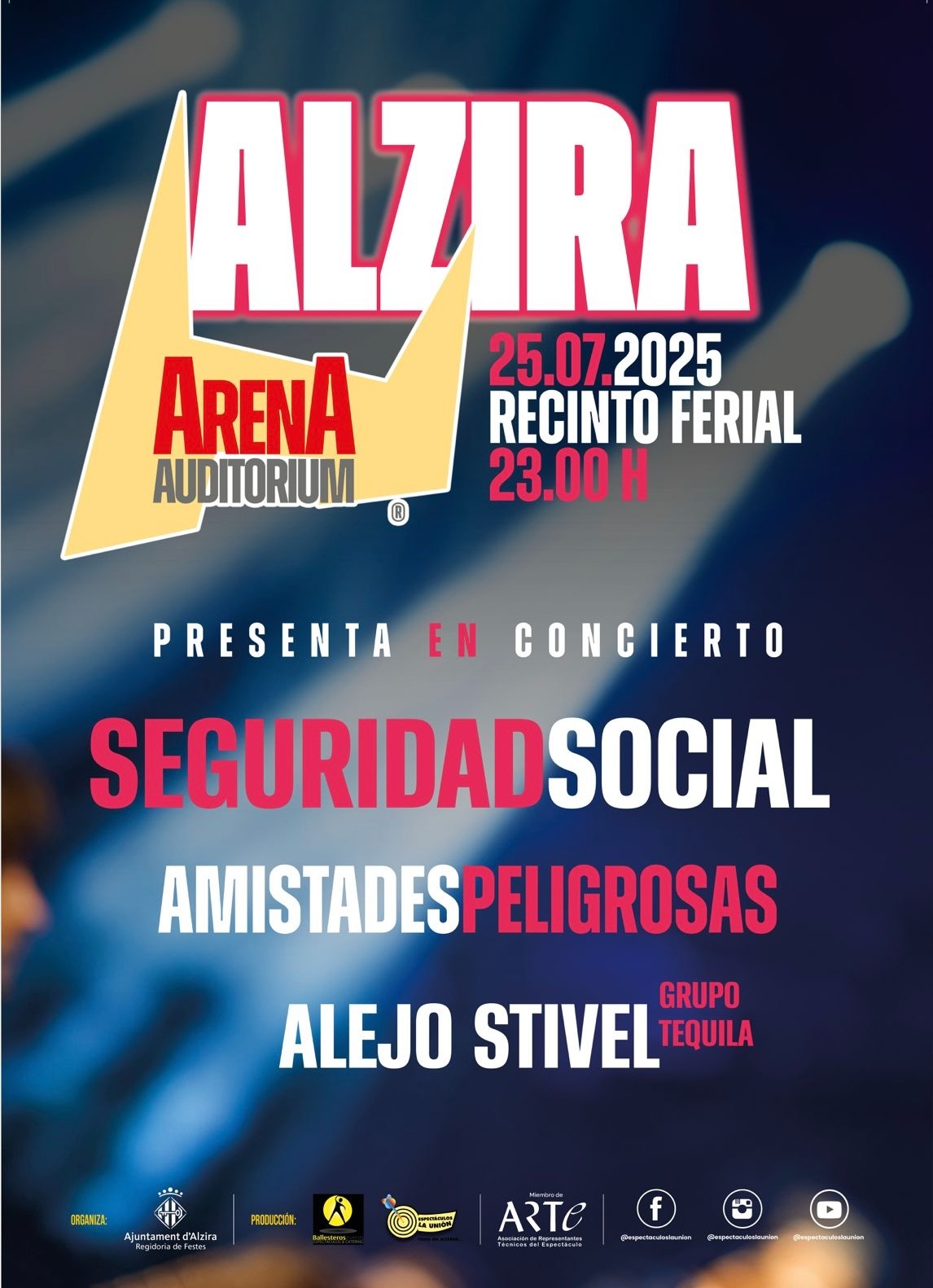 CONCERT DE SEGURIDAD SOCIAL / AMISTADES PELIGROSAS / ALEJO STIVEL