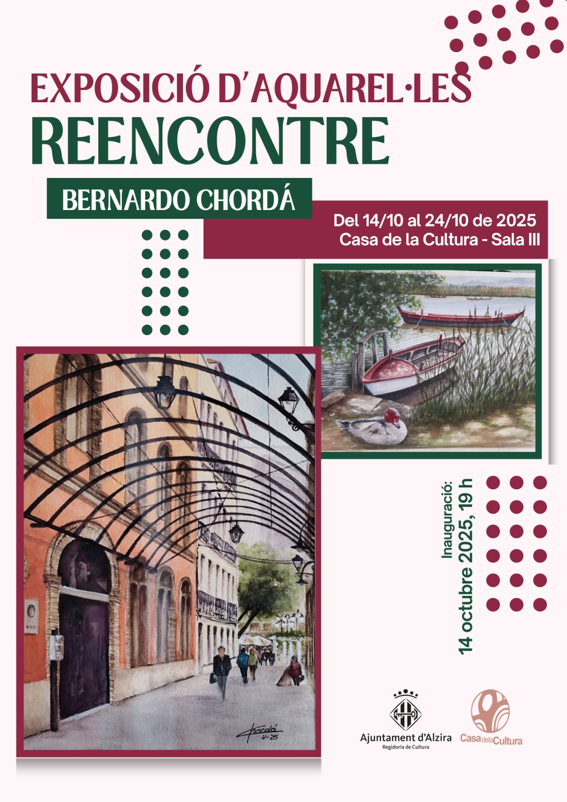 EXPOSICIÓ D'AQUAREL·LES REENCONTRE