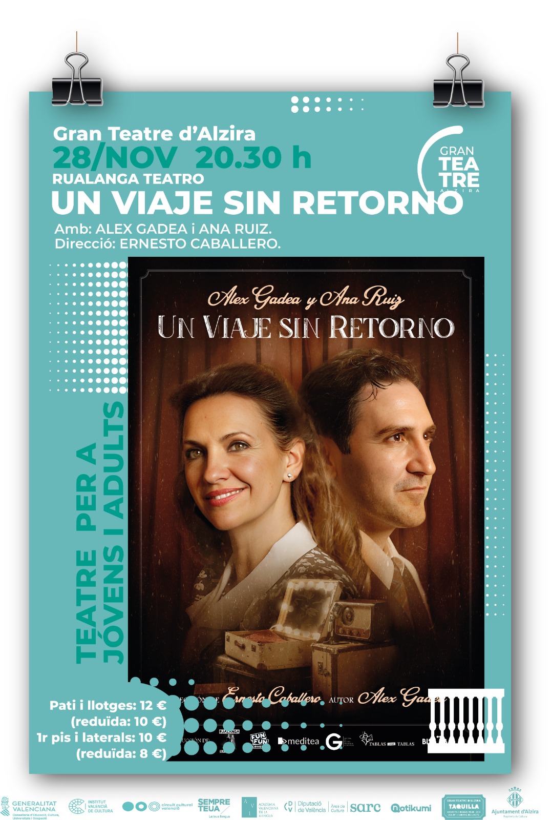 Rualanga Teatro presenta UN VIAJE SIN RETORNO