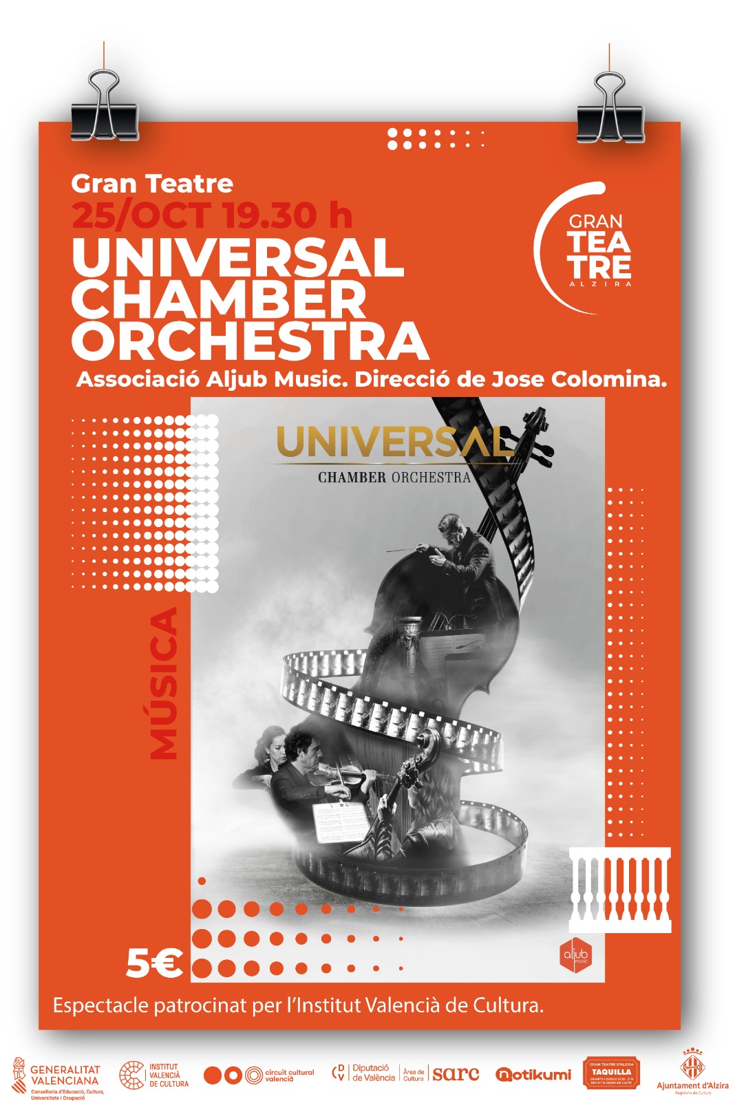 Associació Aljub Music presenta UNIVERSAL CHAMBER ORCHESTRA