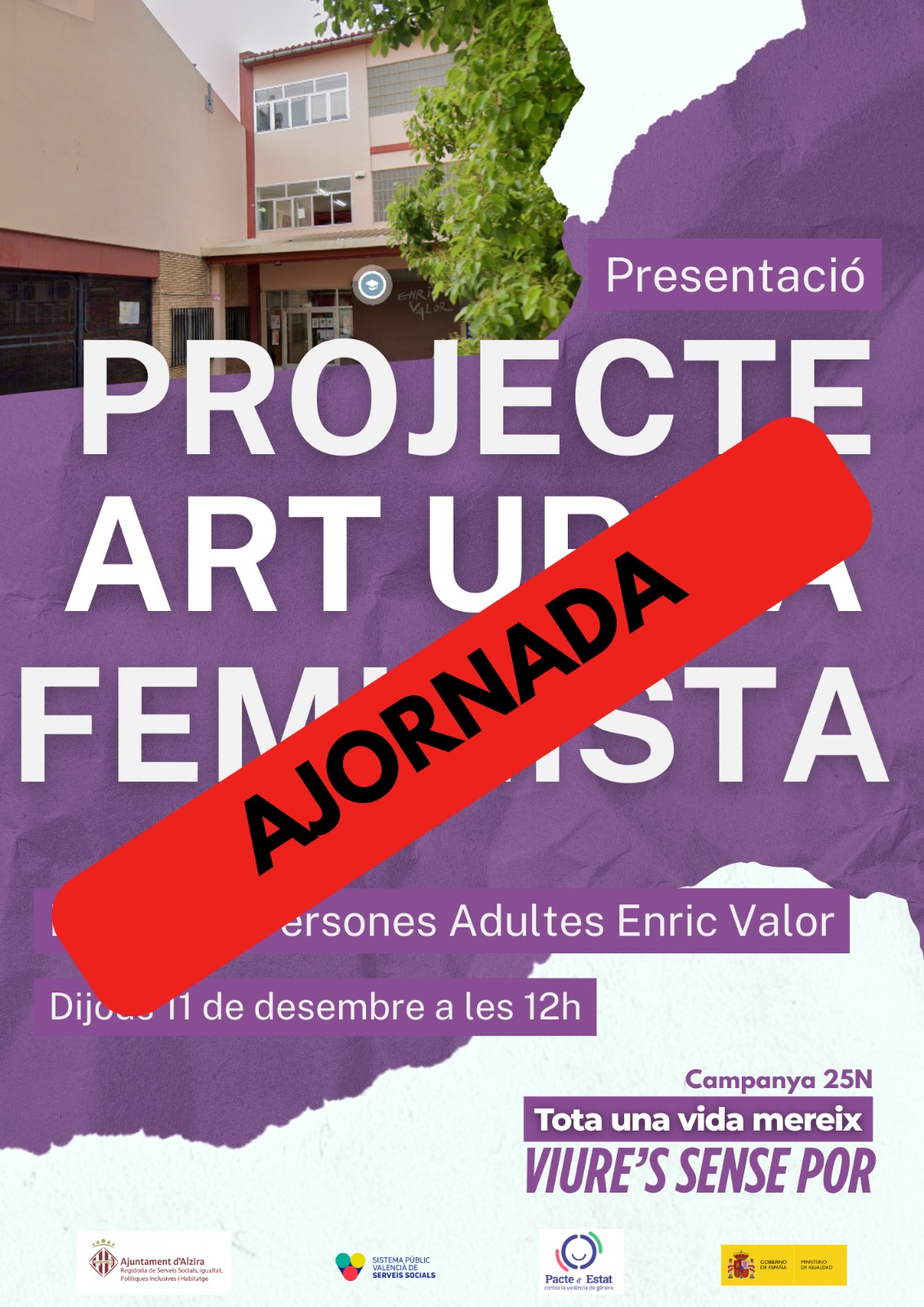 Presentació del projecte d’art urbà feminista