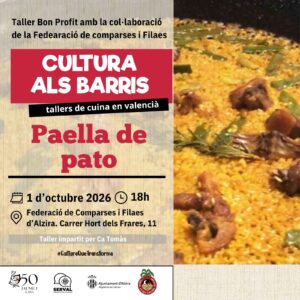 Campanya bon profit - Tallers de cuina en valencià