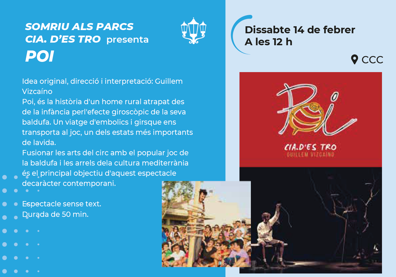 SOMRIU ALS PARCS CIA. D’ES TRO presenta POI