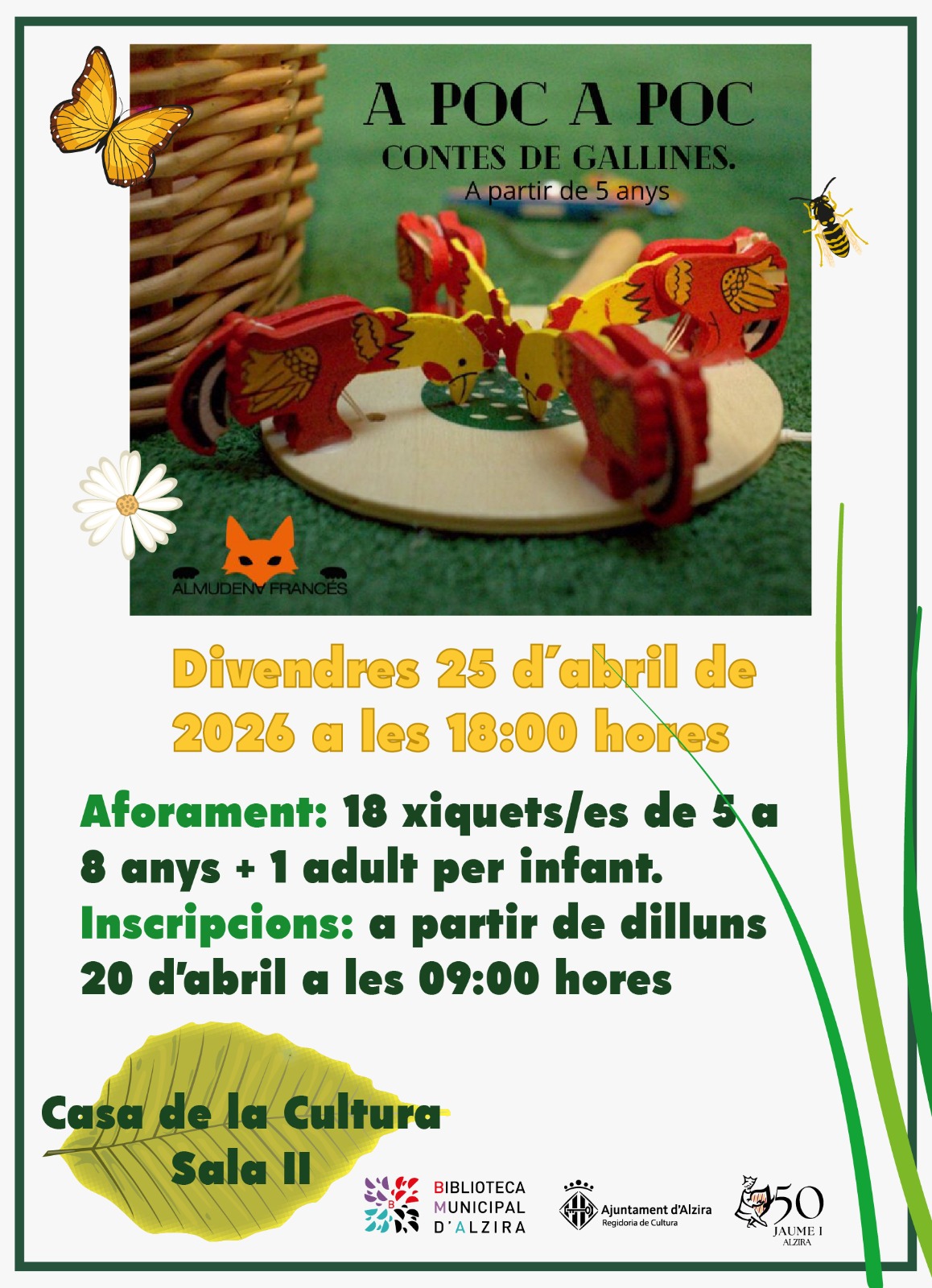 Contacontes “Contes de gallines”