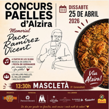 CONCURS DE PAELLES D’ALZIRA 2026