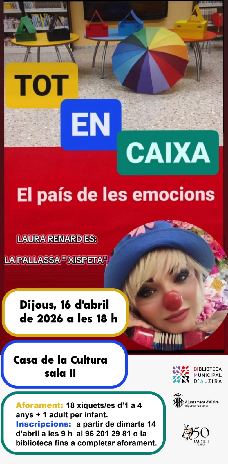 Contacontes “Tot en Caixa: el país de les emocions”